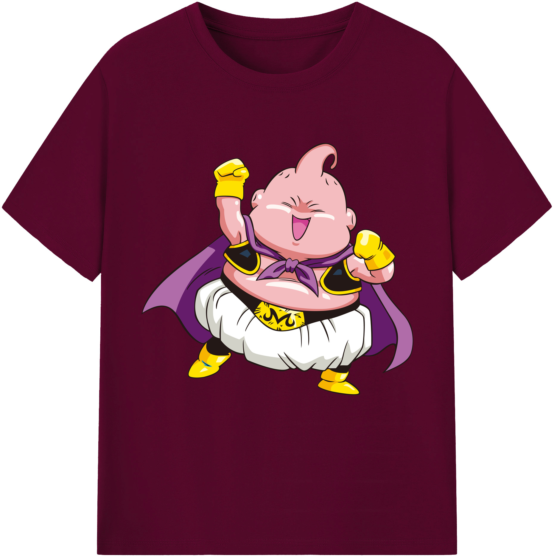 （画像用） ドラゴンボール 魔人ブウ DRAGON BALL Majin Buu レディースカジュアルプリントTシャツ（綿100％）